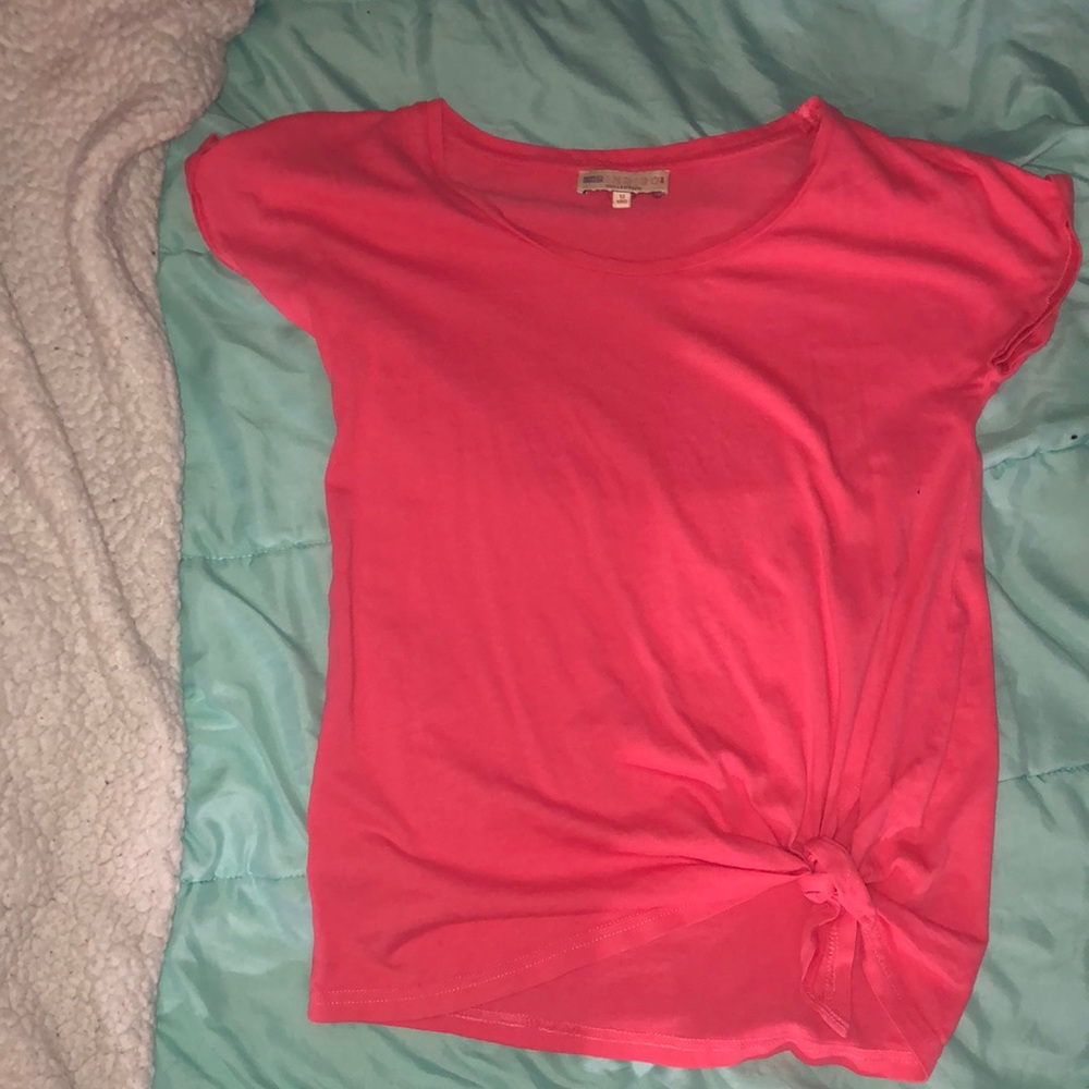 Short sleeve pink shirt super cute